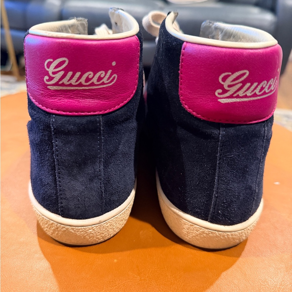 Gucci Suede High Top Sneakers Women's 38 / 9